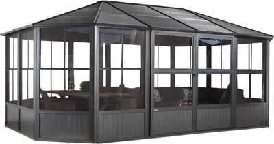 Obrázok produktu pre Sojag pavilón Charleston 12x18 antracit 384 x 594 x 281 cm (D x Š x V) Hliník