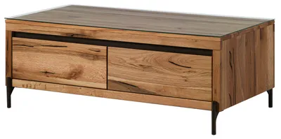 Produktbild von MASSIVMOEBEL24 Couchtisch Wild-/Zerreiche 120x67x45 natur geölt MONTREUX #120