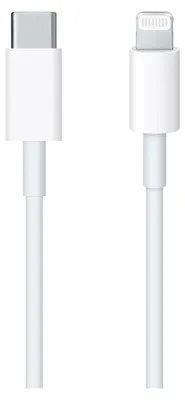 Produktbild von Apple USB‑C auf Lightning Kabel (1 m), 1 m, Lightning, USB C, Stecker, Stecker, Weiß