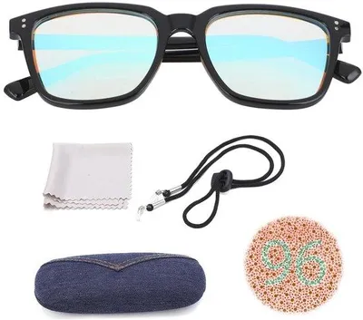 Produktbild von Korrekturbrille UV400 mit TR90-Frame - Verbessert Farbsehen - Rote und Grüne Farbblindheit - Inklusive Etui