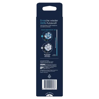 Obrázok produktu pre Oral-B iO Ultimative Reinigung, 6 kusov, Čierna, 3 mesiace, Oral-B, iO, Visiaca škatuľa