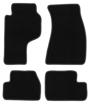 Produktbild von Velours-Fußmatten für Nissan 200SX 1988-2003 (Coupé) – 4-tlg, Schwarz, passgenau – Wielganizator BASIC