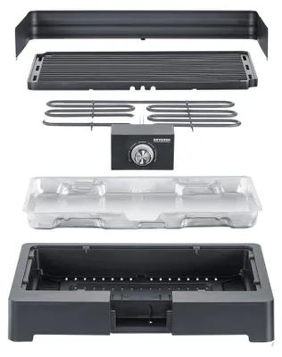 Produktbild von Severin PG8567, 2200 W, Grill, Elektro, Balcone, Drinnen, 1 Zone(n), 1150 cm²