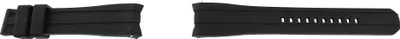 Produktbild von Schnellwechselarmband für Uhren, Silikon, Dornschließe, schwarz/grün, 18 - 22 mm