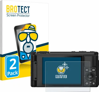 Produktbild von 2x BROTECT Schutzfolie für Yashica City 200 Displayschutz Displayschutzfolie Folie Matt Entspiegelungsfolie