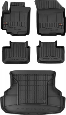 Image de Lot de 3 tapis de sol en caoutchouc 3D pour Suzuki SX4 Berline 2006-2014