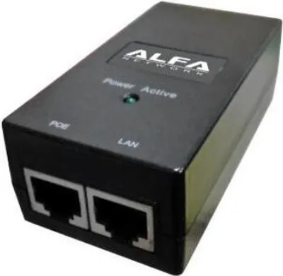 Image de Adaptateur PoE passif 24 V avec protection contre les surtensions