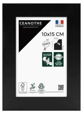 Image de Ceanothe cadre photo Eternel 10x15 cm noir