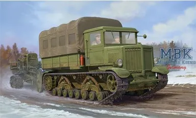 Produktbild von Trumpeter Voroshilovets Tractor 1:35, 01573