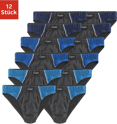 Produktbild von LE JOGGER Slip 12 er-Pack anthrazit-blau Größe 5