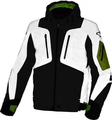 Produktbild von Macna Angle wasserdichte Motorrad Textiljacke, grau/gelb, XL