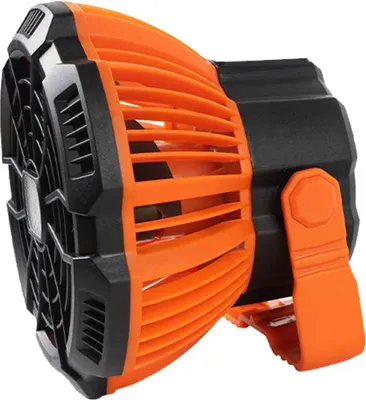 Produktbild von Campingventilator mit LED, 180° Schwenkhaken, 3 Geschwindigkeiten, tragbarer Ventilator, 5200 mAh, für Schlafzimmer, Camping und Büro