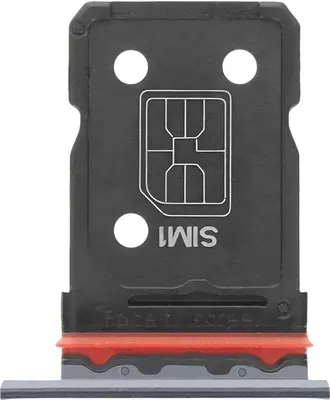 Image de Clappio, support de carte SIM pour Oppo Find X5 Pro emplacement nano SIM, noir