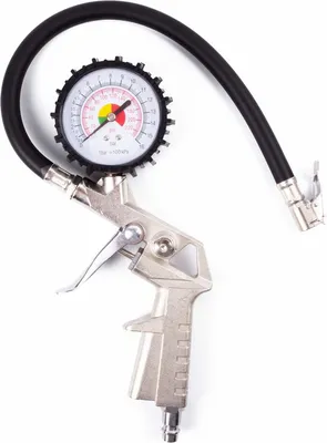 Produktbild von Reifendruckpistole Luftdruckprüfer Reifen Druckluftpistole Manometer 0-16 bar