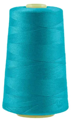 Produktbild von 4572m Qualitäts Overlock-Garn Overlock-Nähgarn Farbe 821 - 860, Farbe:A838 lagunenblau