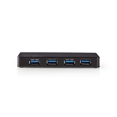 Obrázek produktu pro USB hub | USB A-Hane | 4x USB A samice | 4portové porty | USB 3.2 Gen 1 | Napájecí adaptér / USB napájení | 4x USB