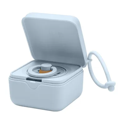 Zdjęcie produktu dla Pojemnik na smoczki / sterylizator BiBs - Baby Blue