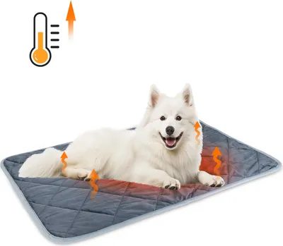 Produktbild von Selbstheizende Decke für Hunde Katzen, Waschbare Welpen Thermodecke Wärmedecke Katze Extra Warme, Thermodecke Hundebett,Größe XL 88x58cm