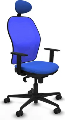 Produktbild von Bürostuhl mit Kopfstütze Jorquera Piqueras y Crespo 1D036N1 Blau
