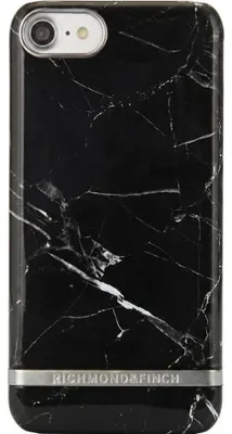 Produktbild von Richmond & Finch 30542, Hauthülle, Apple, iPhone SE 2020, 11,9 cm (4.7"), Silber, Schwarz