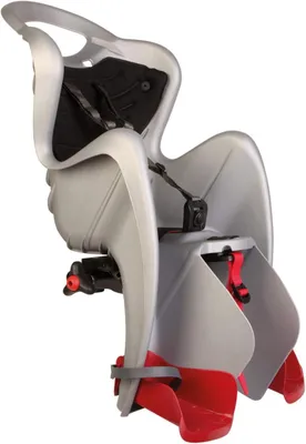 Produktbild von Kinderfahrradsitz - Sitz für hinten - Fahrradfahren mit Kindern - Verstellbare Fußstützen - Bis zu 22 kg - Silber