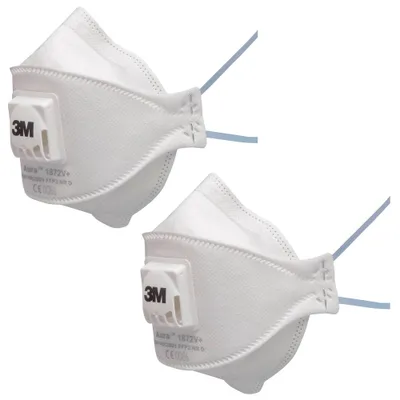 Image de Masque à particules Aura 9322C2 blanc 2pcs