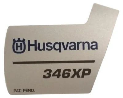 Image de Autocollant pour couvercle de démarreur Husqvarna 346XP ORIGINAL