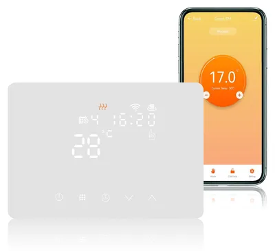 WiFi-Thermostat für Heizung, 5A, 220V, programmierbar, weiß