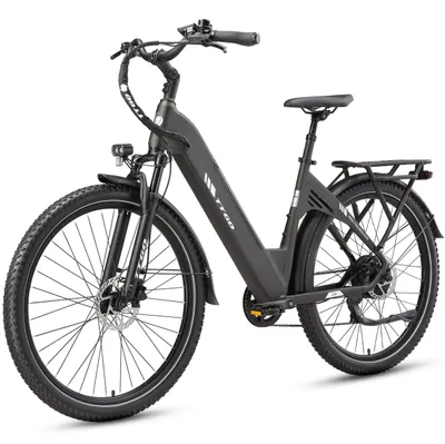 Produktbild von E-Bike Cityrad 28x2,4 Zoll, 110km, 70 Nm Hinterradmotor, C5, ZOOM Federsattelstütze 7 Gang Shimano, Kettenschaltung, Heckmotor, 648 Wh, Tiefeinstieg