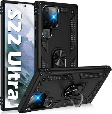 Produktbild von Armor Case Für Samsung Galaxy S22 Ultra Schwarz