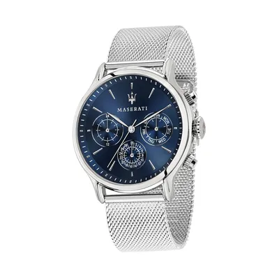 Produktbild von Maserati Edelstahl Armband-Uhr Chronograph Epoca Herren silber D2UMAR8853118013