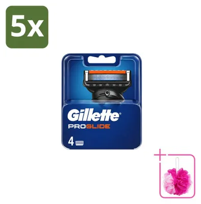 Productafbeelding van 5 x Gillette Fusion5 ProGlide vervangende mesjes - voordeelverpakking - 5 stuks