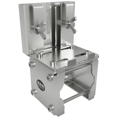Obrázok produktu pre Držiak balkónového ventilátora z nehrdzavejúcej ocele pre okrúhle a štvorcové balkónové zábradlie Držiak balkónového ventilátora 140 cm x 140 cm