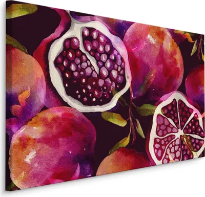 Produktbild von Fabelhafte Canvas LEINWAND BILDER 70x50 cm XXL Kunstdruck Essen Obst Papaya Exotisch