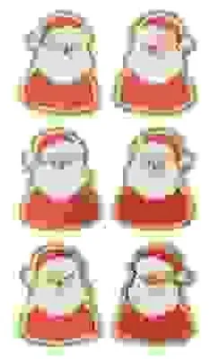 Produktbild von 3D Sticker WeihnachtsmannMIX