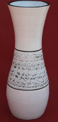 Produktbild von BODENVASE 50cm groß Keramik - Modell Beleza Weiss