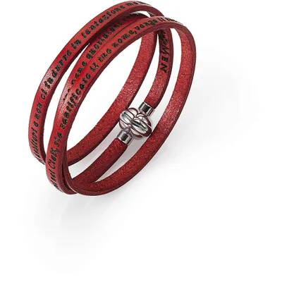 Produktbild von Armbanden Leder Amen Silber Kollektion Preghiere - uni