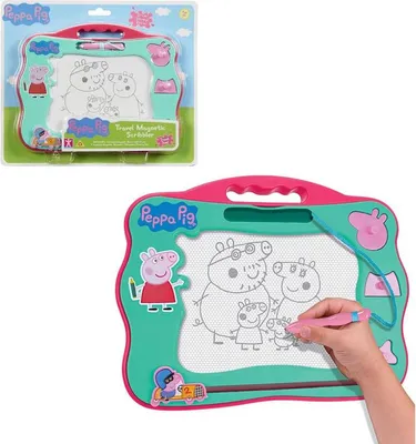 Obrázek produktu pro Peppa Pig 0PP-07218, Dětská magnetická kreslící tabulka, 3 rok/roky, Vícebarevný