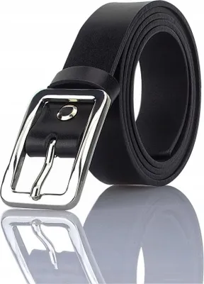 Produktbild von Gracio Damen Ledergürtel Echtleder Schwarz 105cm Schnalle