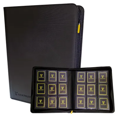 Produktbild von Goatward - 9 Pocket Toploader Zip-Binder Black