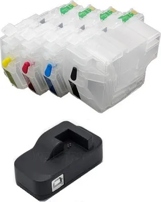 Image de Cartouches d'encre rechargeables LC-3219XL pour Brother MFC-J5330 J5335 J5730 J5830 J5930 J6530 J6535 J6730 J6930 J6935