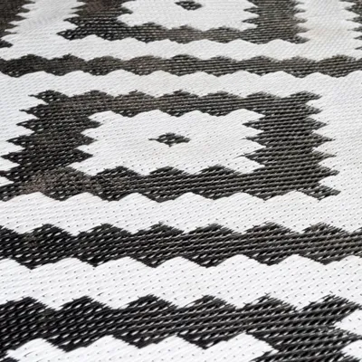 Produktbild von Bo-Camp 4271015, Polypropylen (PP), Schwarz, Rot, Weiß, Muster, 2000 mm, 1800 mm, 1,45 kg