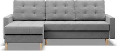 Produktbild von Ecksofa mit Schlaffunktion, Sdchlafcouch Ausziehbar Elma, Bonell, Grau