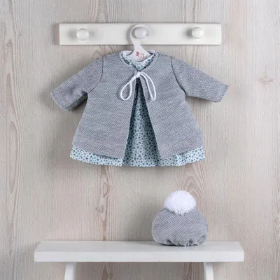 Produktbild von Asi Puppenkleidung - Skandinavischer Look mit blauem Blumenkleid