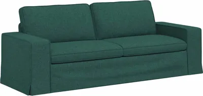 Obrázok produktu pre vidaXL Pohovka tmavozelená 222 x 80 x 82 cm látková