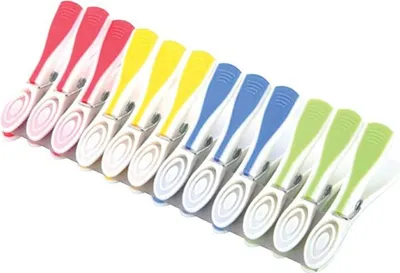 Produktbild von Wäscheklammern LE33550, Kunststoff, Packung 12 Stk.
