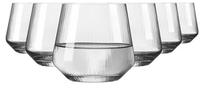 Wasserglas-Set 6er 410 ml Kristallglas spülmaschinenfest