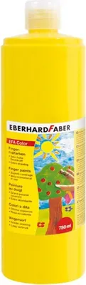 Produktbild von Fingerfarbe Flasche 750ml kadiumgelb Packung mit 10 Stück