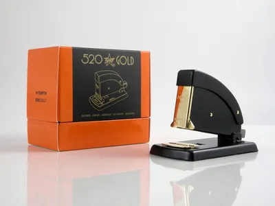 Produktbild von Tischhefter Zenith 520 Gold – Schwarz