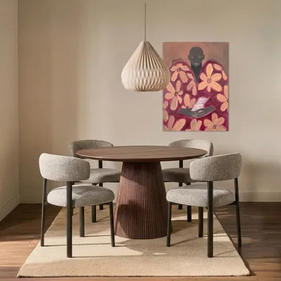 Produktbild von Giga Meubel Esstisch Salvador - Mangoholz dunkelbraun - 130x130x76 cm